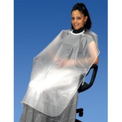 Palmero Healthcare Plastic Knee Length Patient Throw - Clear